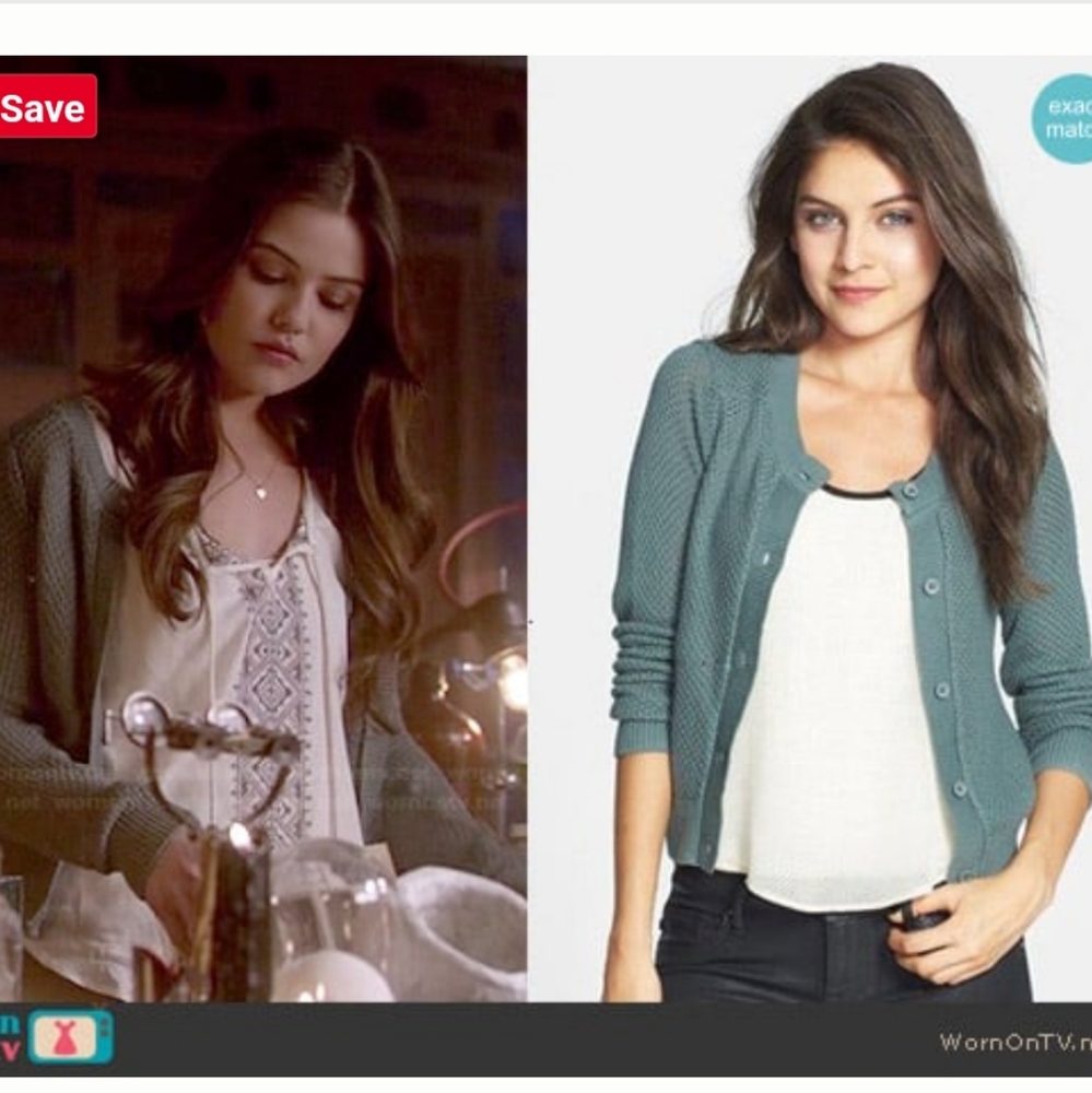 BP Cropped Textured Cardigan